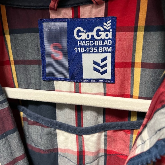 Gio-Goi Mens small checkered thin lightweight checkered jacket - Picture 12 of 12